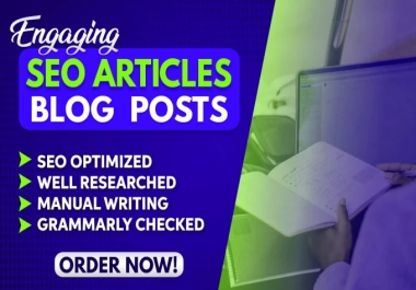Engaging SEO article writing or content writing in 24 hours