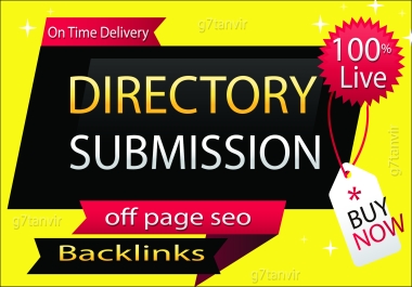 I Will Provide Manually 50 Web High-Quality Live Directory Submission