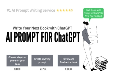 I will create an ai prompt for chatgpt to write your next book