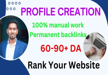 I Will Make 90 High Quality Social Profile Creation Backlinks