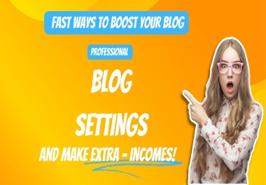 I will set up your blog professionally