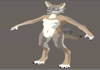 I will do custom vrchat avatar vtuber 3d model furry chibi vrc avatar nsfw anime vroid