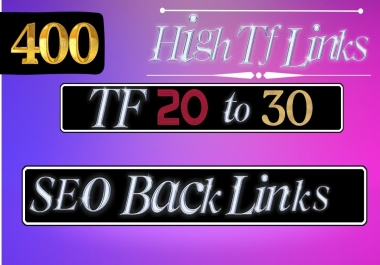 Get 400 manual created high quality backlinks increase da dr