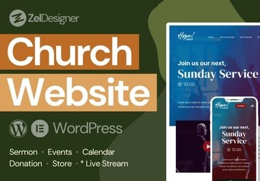Build or re-design Church Website