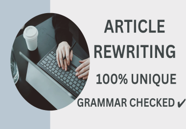 I will do SEO content writing and article rewriting 500 words