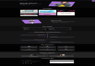 Create a professional portfolio website,  resume,  or CV website using WordPress