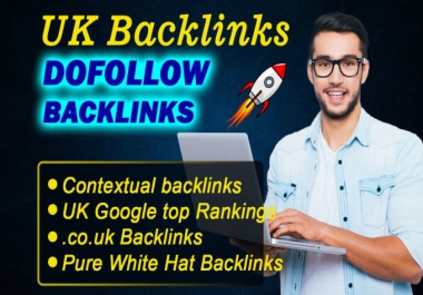 I will build 35 high authority UK dofollow seo backlinks service