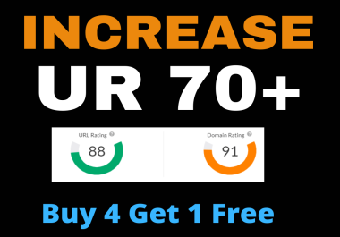 I Will increase UR 0 To 70 plus | increase ahefs URL rating 70 plus