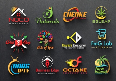 I will do logo design for your brand ,company or business in 24 hours 