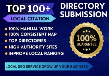 I will build 100 Directory Submission backlinks