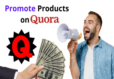 promote your products to Quora with same niche questions