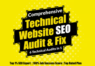 technical SEO and I will fix all the critical website errors