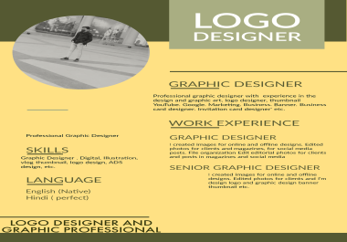 Logo designer and graphic design