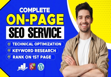 I will do Professional On-Page SEO Services for Optimal Website Optimization