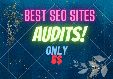 i will provide website with seo audits