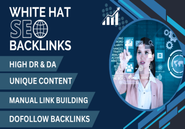 I will do authority white hat seo backlinks for top google ranking