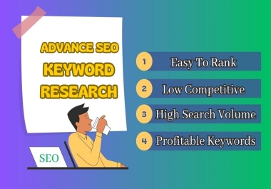 I Will Do Advanced SEO Keyword Research For Your Website