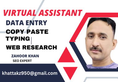 I will do data entry,  data mining,  web research,  copy paste & manual typing