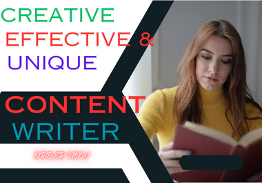 Content Writing-Blog Writing -Top service-500+ Words Article Writing