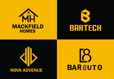 I will design modern luxury business logo with your business startup