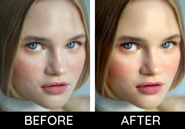 I will do high-end portrait retouching,  photo editing,  with fast turnaround time