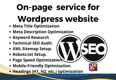 I will do complete on-page and technical SEO for your website