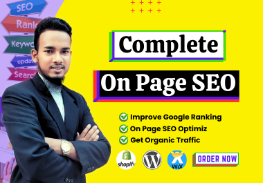 I will do complete on page SEO optimization & technical audit your website