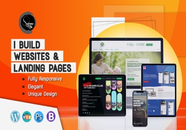 I will do web design and build a website or landing page for your business