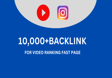 Fast Ranking Of Your Social Media Video With 10,000+ Backlinks with Organic SEO