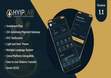 Get Your Own Investment Website and start your Business