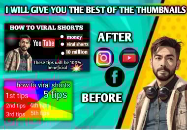 I will make amazing thumbnail design