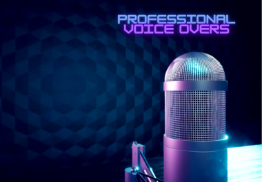 I will provide professional voice overs