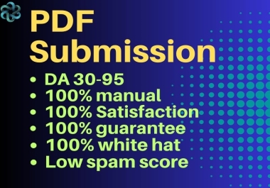 Submit 50 best PDF Submission on document sharing sites