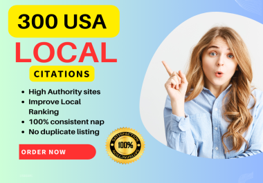 I will do top 200 USA local citations for local Business