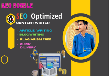 I will Write unique SEO friendly AND SEO optimized Articles AND Blogs of 1000 words for you