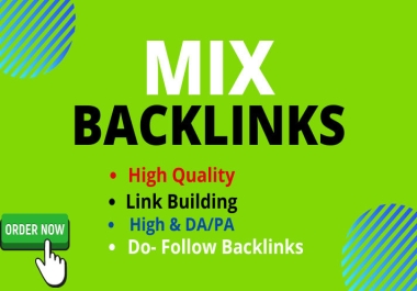 I will make 100 da60 mix high authority backlinks
