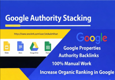 I will build Google Stacking Authority Backlinks for Local SEO Rankings