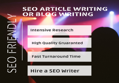 Creating 1000 words SEO article for your website