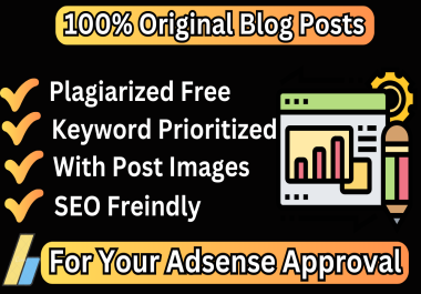 I Will Write 7 1200-1500 Word SEO Friendly Plagiarized Free Articles/Blog Post With Images