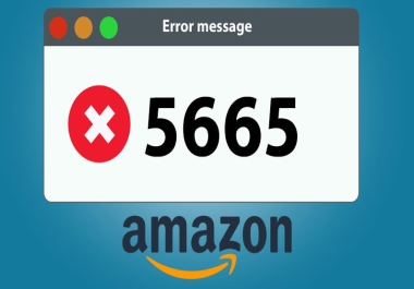 I will fix your amazon listing error code 5665