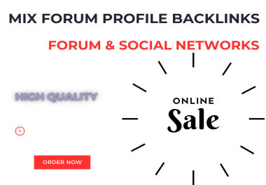 1500 Dofollow Forum Profile & Social Network Profile Backlink Mix DoFollow & Nofollow SEO Backlinks