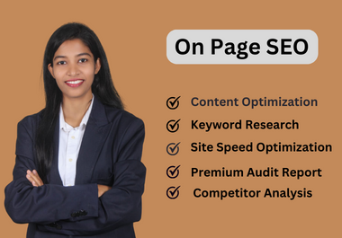 I will do Complete On Page SEO For Your Website better Google Ranking