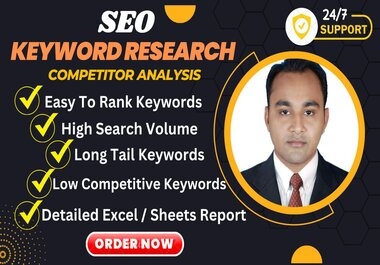 I will do ahrefs and semrush Keyword Research Report and Competitors Analysis