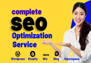 I will do complete seo optimization for website ranking