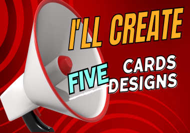 Expert Card Designer - Creative and Custom Designs SEO Clerk