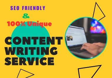 I will provide SEO friendly content writing of 1000 words for your website within 24 hours