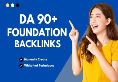 2024 Create Foundation Clickable SEO Backlinks White Hat Manual Service For Top Google Rankings