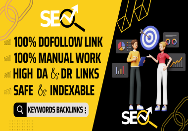 I will build high da SEO backlinks,  forum dofollow white hat link building with report