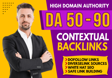 create high quality tf SEO contextual backlinks with white hat link building