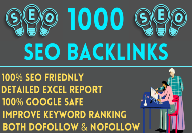 Provide 1000 High Quality SEO Contextual Backlinks